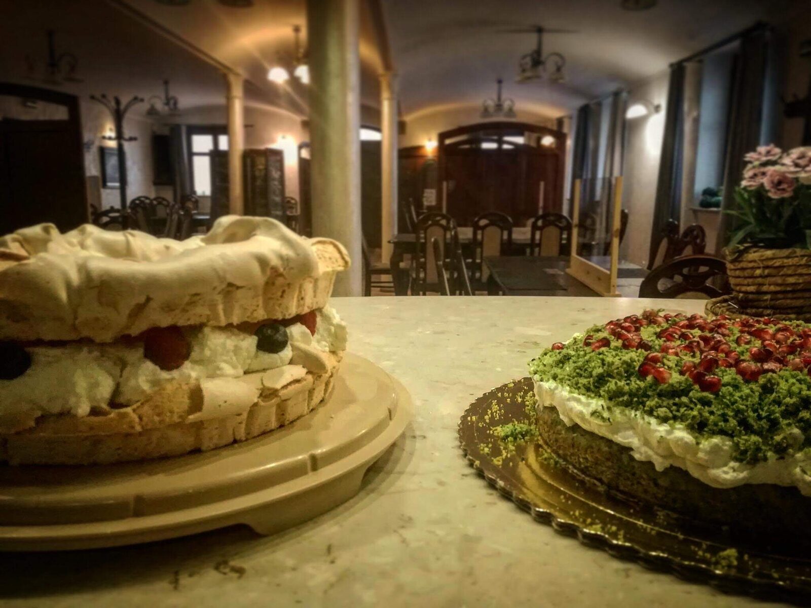 Innenraum des Restaurants Dukat